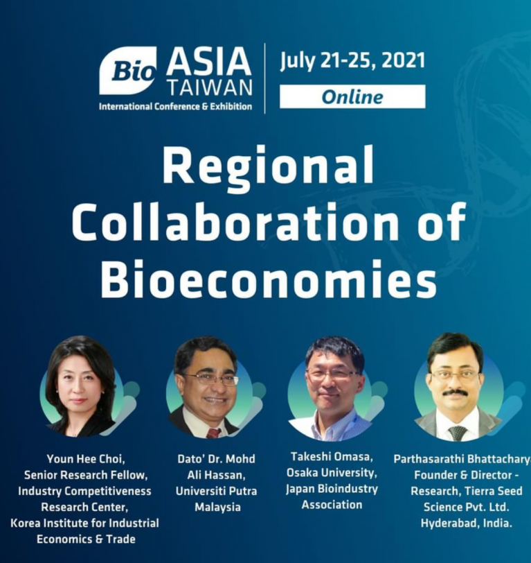 Dr. Parthasarathi Bhattacharya, Inspires the at BIO-Asia Taiwan, 2021.